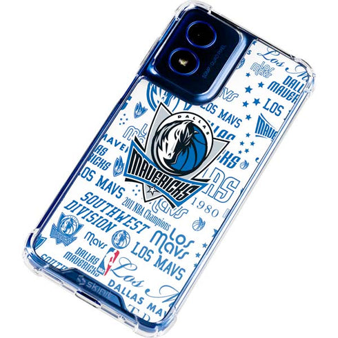 NBA Dallas Mavericks Historic Blast Moto G 5G (2024) Clear Case